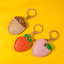 Cute creative access control card set keychain pendant Induction community water drop elevator card protection case bag hanging decoration