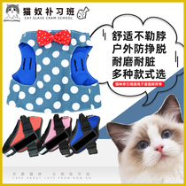 Cat leash cat rope cat rope walking cat rope chest strap vest strap cat chain summer cat clothes