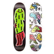 BlackMarket skateboard designer cooperation wool pants board surface plus maple double rocker professional street board