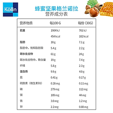 【kolln】坚果麦片即食谷物早餐600g[15元优惠券]-寻折猪