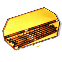 Jade Screen Xiao Flute Suit Bamboo Flute Professional Playing Old Bitter Bamboo Seven Gift Boxes COURTESY of GEDCAB Tune The Two Festival Crossflute