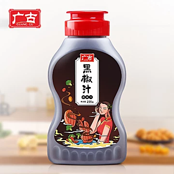 广古黑胡椒酱黑椒汁家用牛排酱235g*1瓶[10元优惠券]-寻折猪