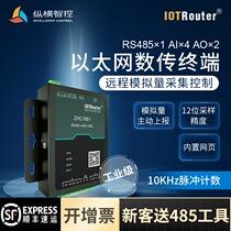 (Vertical and horizontal control) 485-turn Ethernet analog acquisition module 4-20mA remote transmission control analog input and output module IOTRouter ZHC1661
