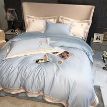 Light luxury European 100 double - shared four - piece Australian cotton high - end embroidery villa modem room 1 8 bed supplies