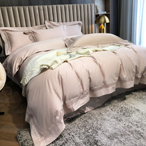 Light luxury 100 cotton cotton four - piece high - end Australian cotton cotton cotton cotton cotton - style cotton - style cotton - style houses 1 8 beds