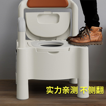 Bedroom Bedside Toilet for the Elderly Supplies Utility Home Mobile Toilet Pregnant Women Special Portable Stink