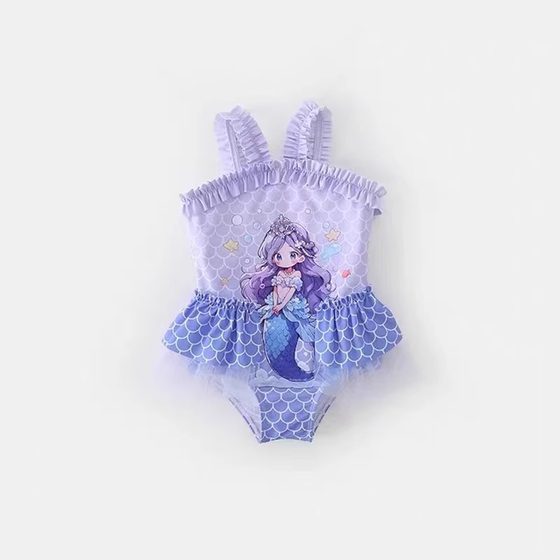 Baby girl mermaid swimsuit in summer thin triangle one-piece temperament sweet hot spring special swimming suit
Baby girl mermaid swimsuit in summer thin triangle one-piece temperament sweet hot spring special swimming suit
