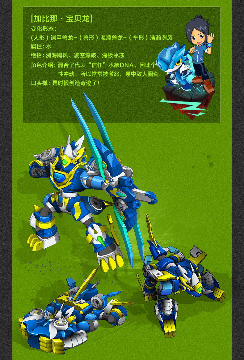 百逸动漫斗龙战士3龙印之战合体变形机器人玩具十二星龙斗龙铠甲