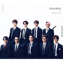 Desk pressure start back A booking Snow Man Brother Beat CD DVD A4 sticker set