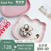 Cool color Hello kitty Hello Kitty series Cat head basin Rice bowl plate Childrens tableware Snack plate set