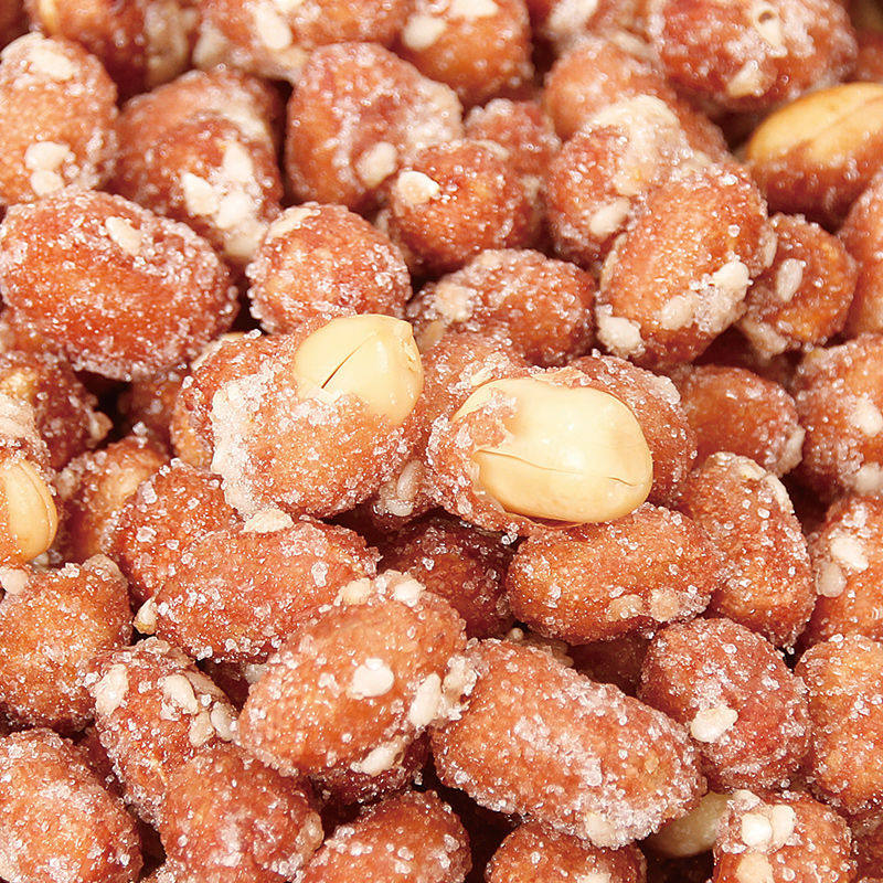 琥珀花生米250g芝麻蜂蜜花生米下酒菜香酥红皮花生炒货香辣小零食