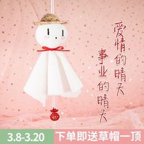 Japan Sunny Doll Pendant Wind Bells Puppet Sweep sunny One day off Gothic graduates Day gifts lucky to pray for a blessing hanging