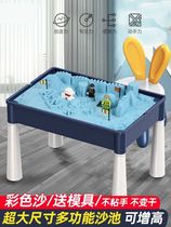 Space Sand Tray Table Building Blocks Table Toys NTU Number multifunction girls dont stick to safety and environmental protection without dropping color mud
