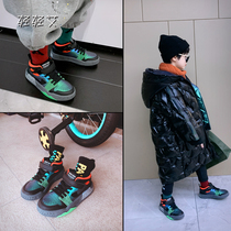 Autumn new boys colorful board shoes tide childrens casual sneakers in the big virgin childrens fashion casual shoes