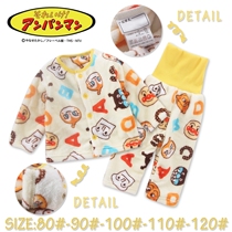 T187 childrens home clothing pajamas plus velvet warm belly pattern