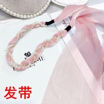 Childrens Pearl Hairband Little Princess Braid Hair Belt One Girl Rangers China Cute Headwear