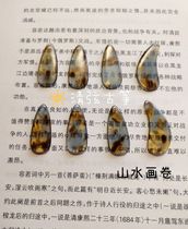 Landscape painting scroll guzheng nails clear string guzheng polymer large medium and small