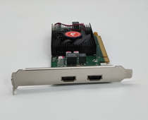 New desktop computer dual head R7340 dual HDMI output split screen graphics card multi-screen Dual Display extended half height