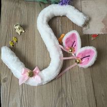 Cat tail strap cat ears fox tail cos props anime Fox ear maid Cat Girl paradise hand work