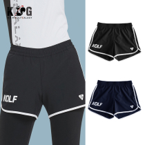 South Korea exports KG Korean version of womens fitness sports running golf wear black quick-drying anti-running spring and summer shorts