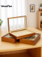 MUSHI High-End Solid Wood Jewalry Storage Box, Naked Diamond Pearl 디스플레이 박스, 목걸이, 반지, 팔찌, 문화 유물 저장 상자 MUSHI High-End Solid Wood Jewalry Storage Box, Naked Diamond Pearl 디스플레이 박스, 목걸이, 반지, 팔찌, 문화 유물 저장 상자