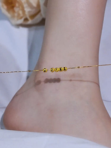 Wufu Linmen Transport Transport Bead Ankle 2025 New Trendy Niche Simple Light 고급 고급 인터넷 유명인 여성을위한 보석 Wufu Linmen Transport Transport Bead Ankle 2025 New Trendy Niche Simple Light 고급 고급 인터넷 유명인 여성을위한 보석