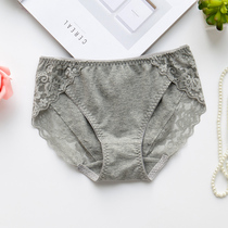Foreign trade Original single pure cotton womens underwear day single breathable low waist 100% full cotton antibacterial triangular underpants big code No marks