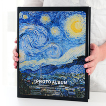 3 inch 6 inch album Large capacity family couple commemorative postcard loose-leaf storage A4 Interstitial collection album Album