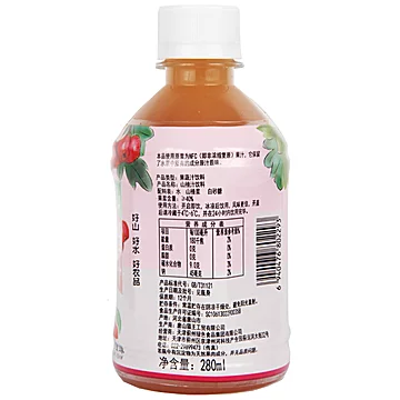 蓟县特产山楂果汁饮料280ml*8瓶[20元优惠券]-寻折猪