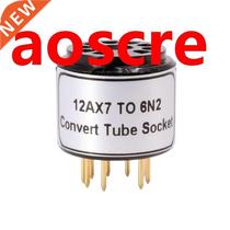 1PC Tube Socket Adapter ECC8 12AX7 to 6N2 6N1 6N6 Converter