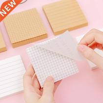 80 Sheets Creative Kraft paper Convenience Note Blank grid H