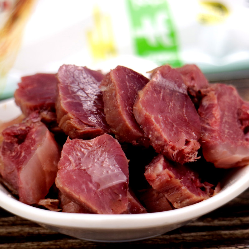 绿能养生牛肘五香酱牛肉熟食真空开袋即食黄牛腱子健身肉零食卤味