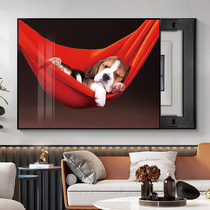 Electric meter box decorative painting push-pull non-perforated distribution box cover box empty open box electric switch box strong power supply warm dog