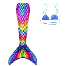 European and American children Mermaids tail girl swimsuit girl swimsuit girl swimsuit with foot webbed performance diving