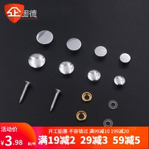 Pure copper mirror nails mirror screws invisible decorative accessories acrylic glass tiles fixed advertising nails ugly caps