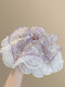 Zixun Hyacinth ~ Super Fairy Lace Flowers Pearl 대형 장의 머리 원형 머리카락 넥타이 머리 밧줄 로우 낮은 포니 테일 스카프 Zixun Hyacinth ~ Super Fairy Lace Flowers Pearl 대형 장의 머리 원형 머리카락 넥타이 머리 밧줄 로우 낮은 포니 테일 스카프