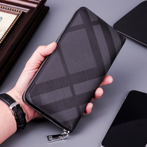 Wallet Male Tide Cards Long small Handbags Mens Handbags Mens Handbags Bag Mens Bag Integrated Brief Large Capacity Multi-Position Wallet MONEY CLIP