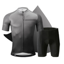 Team version bicycle riding short-sleeved suit mens summer road clothing quick-drying breathable mountain bike shorts slim new