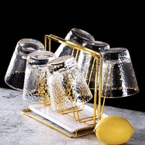 Cup rack drain rack Home Living room hanging cups Shelves Creative pallets Glass Water Glass Shelf Suits
