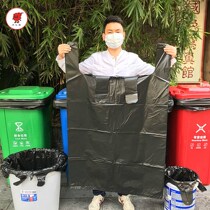 Garbage Bag Black Thickening up School Hotel Kitchen Big Pull Garbage Bags Portable Plastic Bags