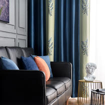 Berger Omei Style Color Patchy Custom Curtain Strong Shading Sunshade Curtain Fabric 2021 New Curtain