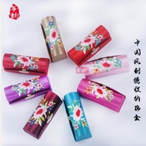 Guzheng Nail Box Containing Box China Wind Embroidery Brocade Box Containing Pipa Fingernail Containing Musical Instrument Plucket