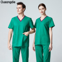Ou Song butterfly wash clothes high-end nurse clothes split suit doctor operating room work clothes isolation clothes brush hand clothes women