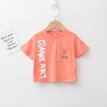 Children T-shirt short sleeve boy pure cotton half sleeve baby baby blouses undershirt woman with a thin section of summer clothing