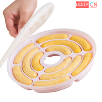 Baby sausage mold food grade silicone can be steamed high temperature resistant home hand-made baby food supplement steamed cake grinding tool