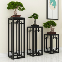 New Chinese Iron Art Flower Shelf Indoor Living Room Green flower Potted flower pot Shelf Home Economy Multi-floor shelving shelf