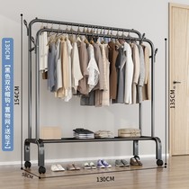 Hanging clothes rack one-pole hanger bedroom simple drying r