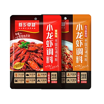 麻辣小龙虾调料200g香辣龙虾料家用蒜蓉[6元优惠券]-寻折猪