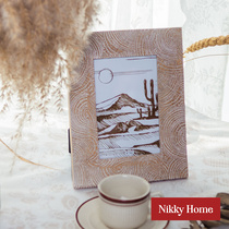 You can live retro French annual ring photo frame bedroom living room porch Nordic homestay decoration household resin ornaments