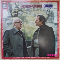 (Black rubber LP) Devořac San Sant cello Concerto Rostopovic Giuliini